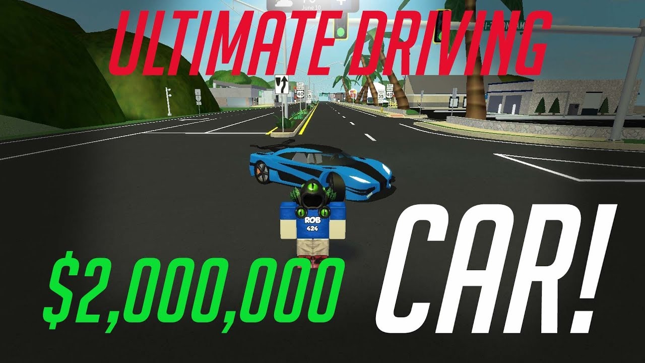 I Bought A 2 000 000 Car Roblox Ultimate Driving Youtube - how do you drive a car in homestead roblox