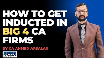 How to give your best interview for Audit Firms  | TIPS by CA Ahmed Arsalan