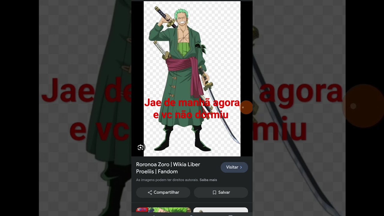 Roronoa Zoro, Wikia Liber Proeliis