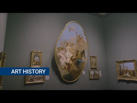 Why is this painting an odd shape? | 10-minute talk: Tiepolo's 'Allegory with Venus and Time'