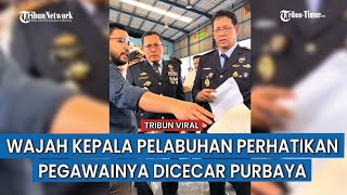 Perhatikan Raut Wajah Kepala Kantor Pelayanan Pelabuhan Sodikin saat Pegawai Dicecar Menkeu Purbaya