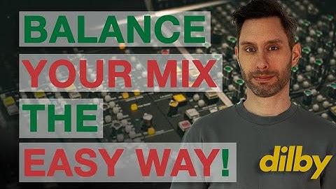Get A BALANCED MIX & MIXDOWN like a PRO
