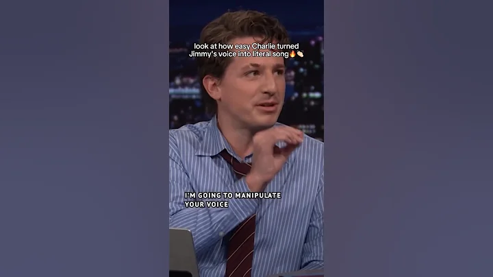 Prof Puth back at it again.. turning Jimmy’s voice into a beat 🎤🔥#charlieputh #shorts #changes #fyp