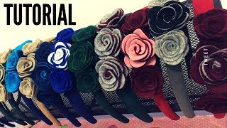 TUTORIAL CERCHIETTI ROSE