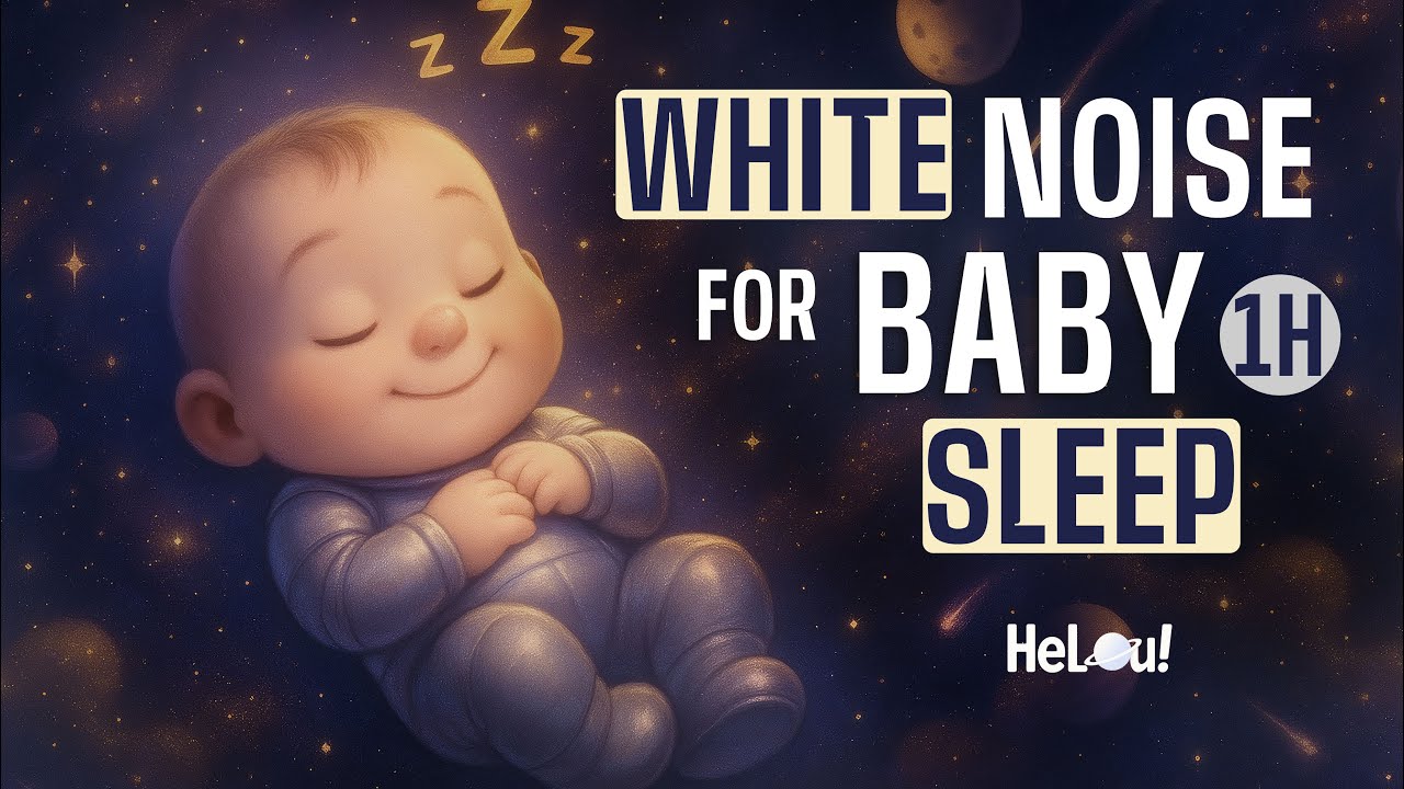 WHITE NOISE FOR BABY SLEEP | CALMING SOUND FOR DEEP RELAXATION | 1 HOUR