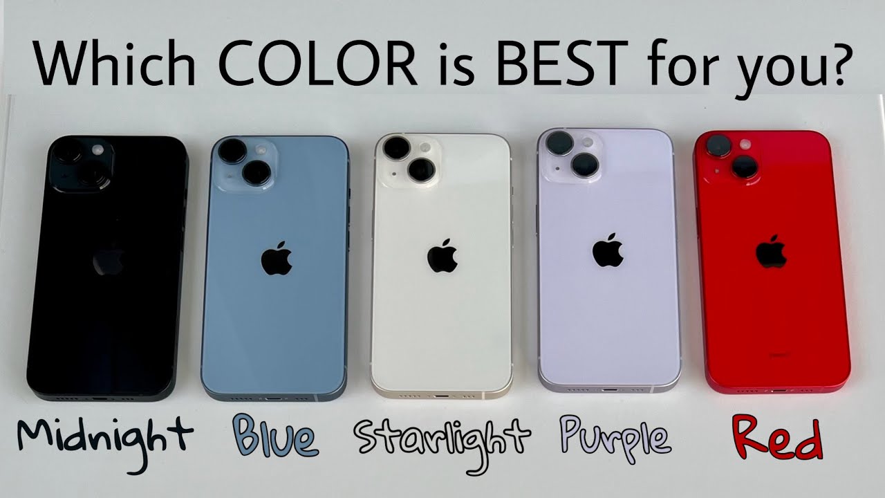 iPhone 14 All Colors Unboxing & Hands On Comparison Purple vs Blue vs