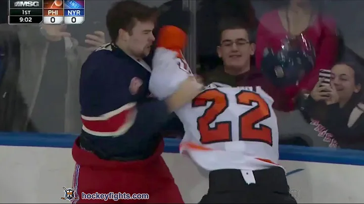Luke Schenn vs Dylan McIlrath Nov 28, 2015