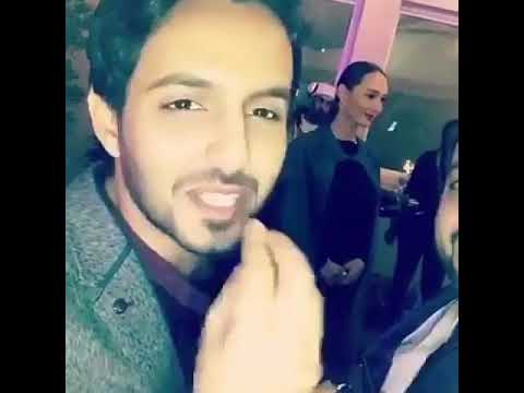 حوار غزلي بين الاعلامي الراقي بدر آل زيدان والفنان احمد فاضل