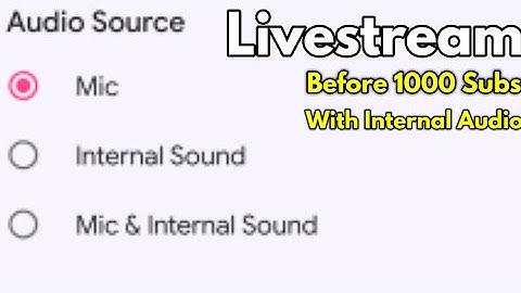 [Hindi] How To Livestream With INTERNAL AUDIO ON Android  | Hindi Tutorial