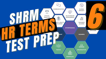 SHRM - HR Terms Explained - SHRM CP & SCP - Part 6