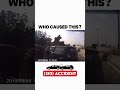 Who do you think caused this pile up? #caraccident #motorcycle #crash #dashcam