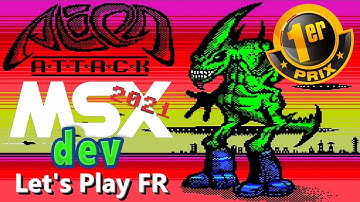 MSXDEV 21 - Presentation of Alien Attack, first prize of the competition