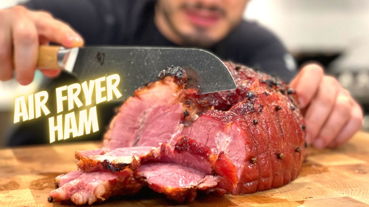 Making Air Fryer Ham Honey Glazed HAM in the Cosori Air Fryer YouTube