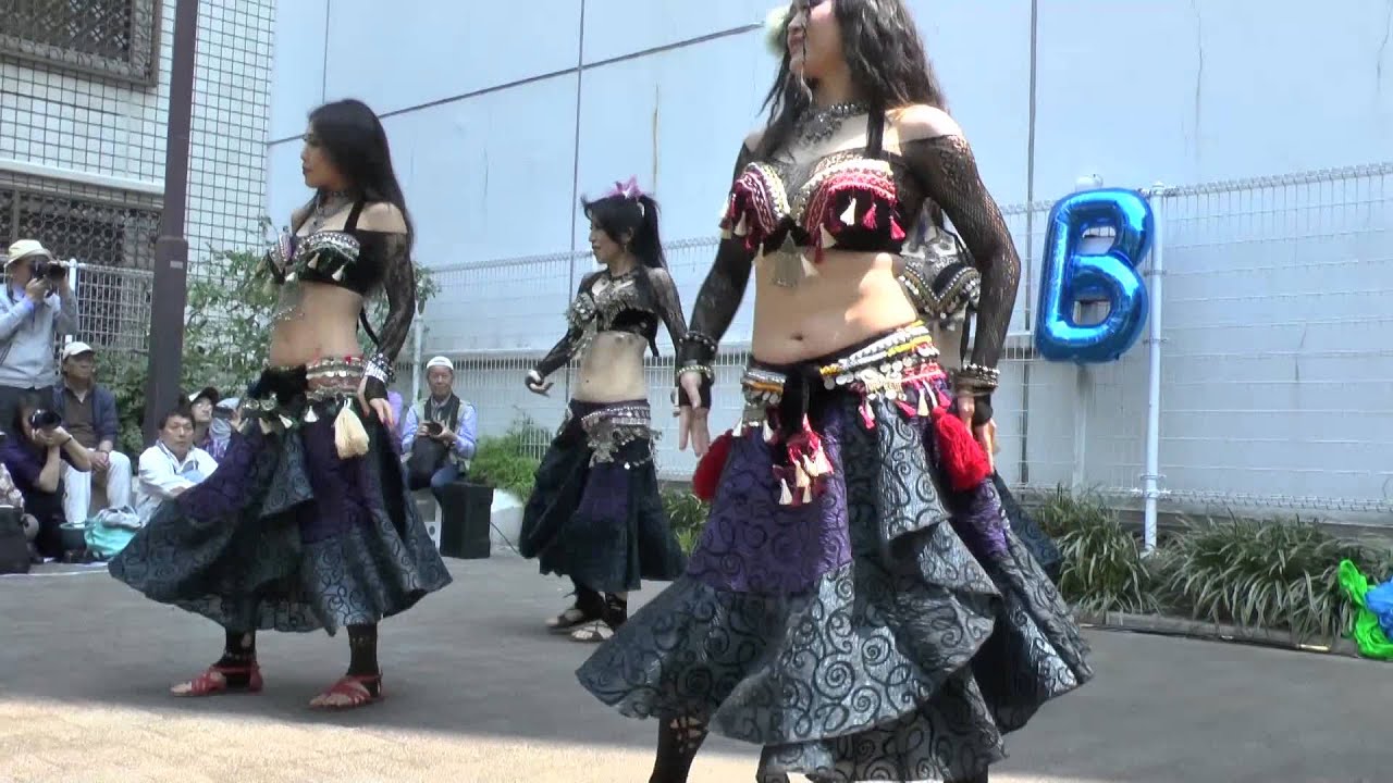 横浜 野毛山 大道芸 ベリーダンス 2015-4-25