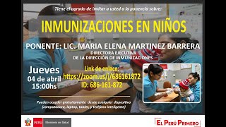 INMUNIZACIONES EN NIÑOS