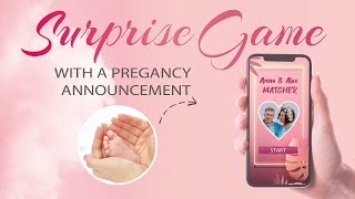 Pregnancy announcement web game screenshot 3