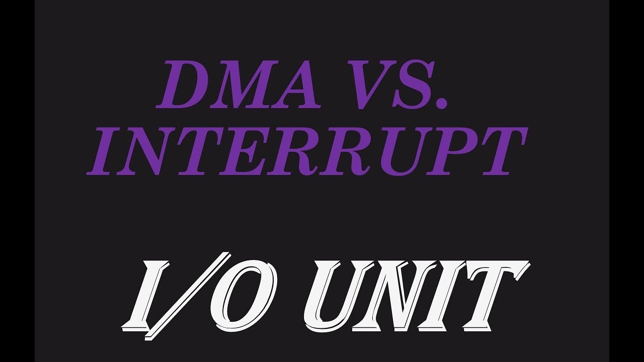 Interrupt vs DMA|What is DMA in computer |What is Interrupt in Computer ...