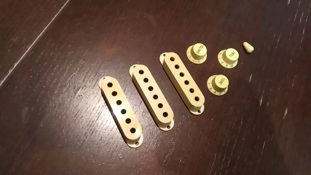 How relic guitar plastic parts in minutes! YouTube