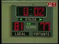 CAI - Barcelona Final Basket Copa del Rey 1983 (2 Parte / 3)