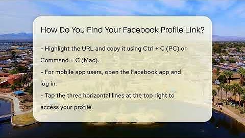 How Do You Find Your Facebook Profile Link? - Everyday-Networking