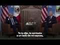 JOE Biden confiesa celos de AMLO. Teme que le guste a su mujer nov 2023
