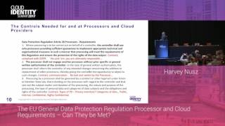 Celebrity 6/20 | The EU GDPR Processor and Cloud Requirements – Can They be Met? | CIS 2017 Profile