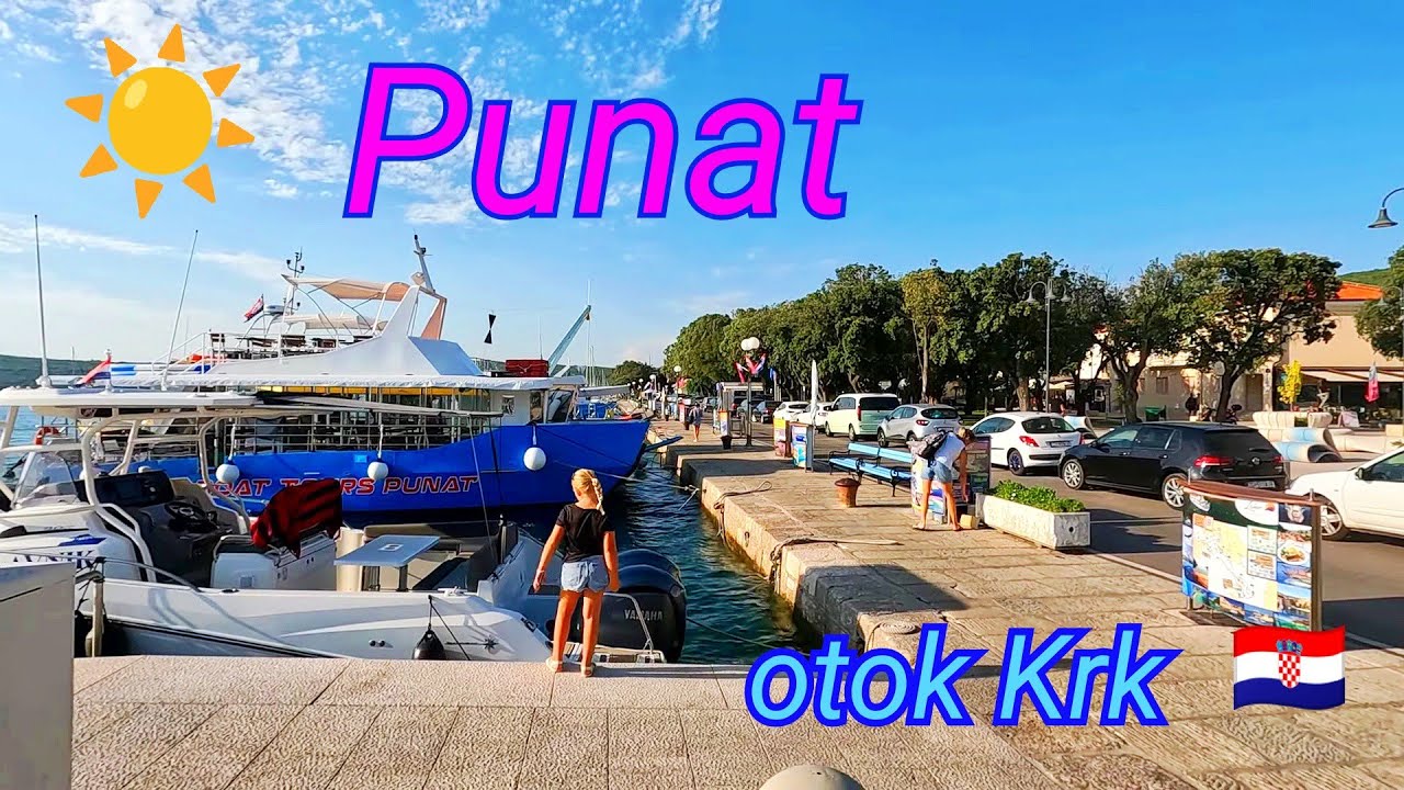 Punat 🏖️ otok Krk ☀️ 2025 🇭🇷 Croatia