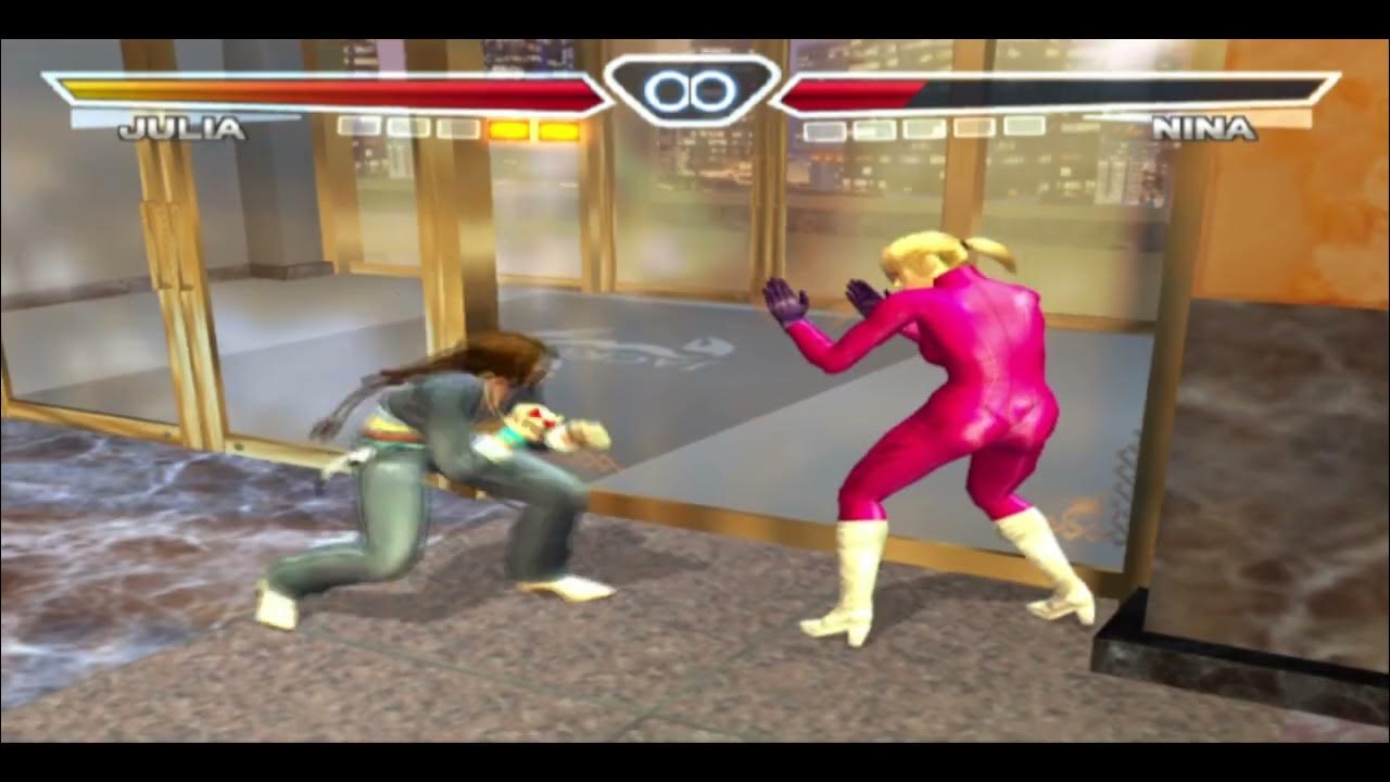 Tekken 4 Julia Mad Axes to Nina 5 rounds YouTube
