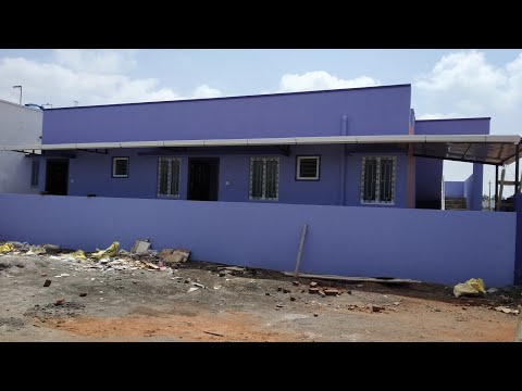 2 portions of 2 BHK house for sale in COIMBATORE 4.5 Cents land 1300 sq feet building borewell ₹56 L