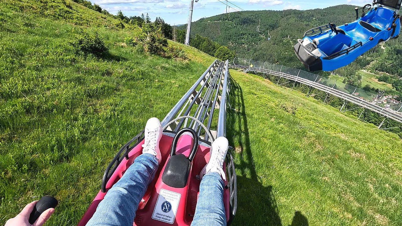 The Longest Alpine Coaster in Germany | Full Ride POV Hasenhorn Todtnau
