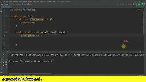 Method With Parameters and Return Value | Java Programming Malayalam Tutorial | Part 20 0f 30 |