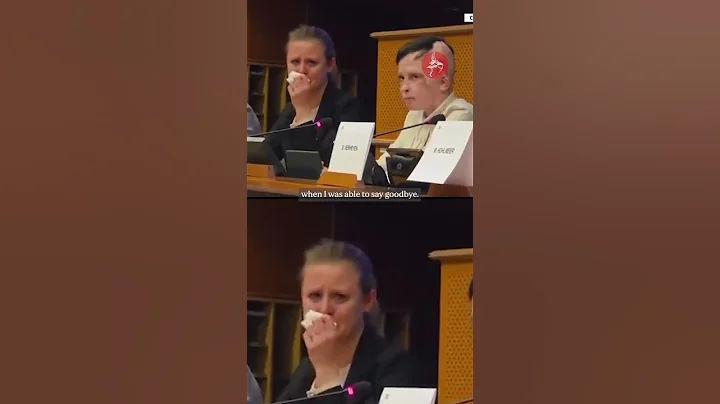 Heartbreaking moment interpreter breaks down while translating for an 11-year-old Ukrainian boy