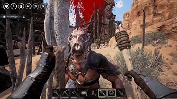 Conan exiles part 19 - Base progress, new thrall and new dance!