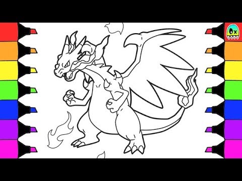 Pokemon Coloring Pages Mega Evolution Charizard x ...