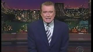 Late Show With David Letterman  Feb 28 2003 Guest Host Regis Philbin