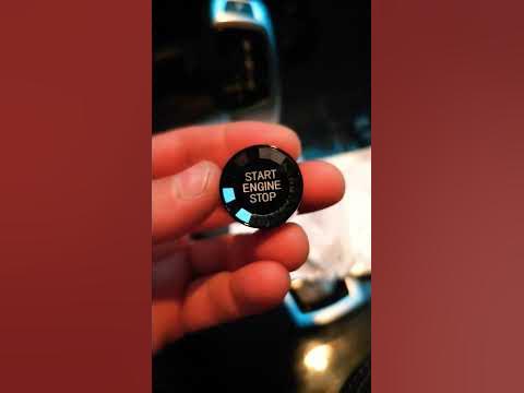 BMW Start Stop button cover replacement - YouTube
