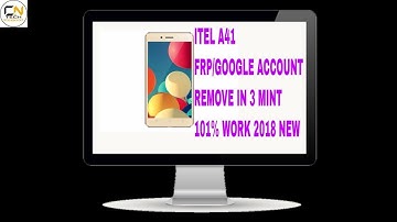 ITEL A41 FRP LOCK/GOOGLE ACCOUNT REMOVE IN 3 MINT 100% WORK THIS TRICK