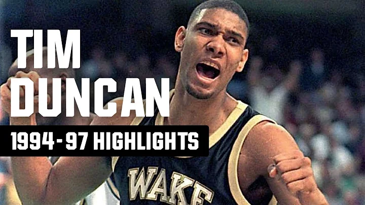 Tim Duncan highlights: NCAA tournament top plays