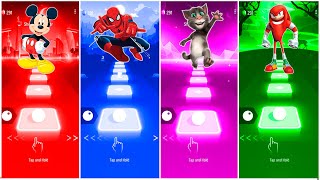 Mickey Mouse  Spider Man  My Talking Tom  Sonic Tiles Hop EDM Rush