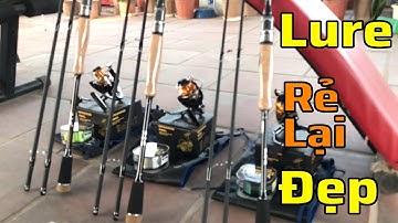 Bộ cần câu lure Cá Lóc Cá Chẽm - Rẻ Lại Đẹp | Bộ 44 Khuyễn mãi