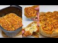 CHEESE GARLIC BREAD ROLLS In Air Fryer Easy No Knead Bread Recipe 