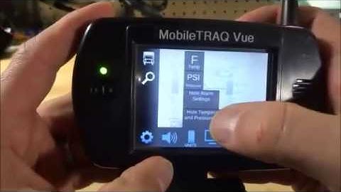 How to Set Mobile Awareness TPMS MobileTRAQ Vue