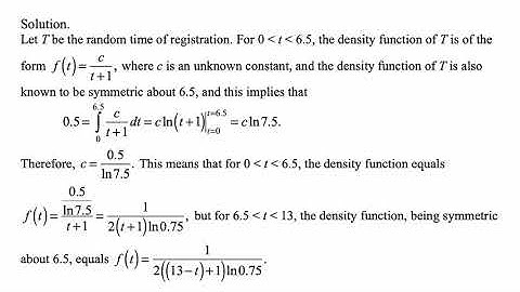 Exam P exercise for August 9, 2020