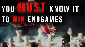 The Most Important Endgame Principle in Chess