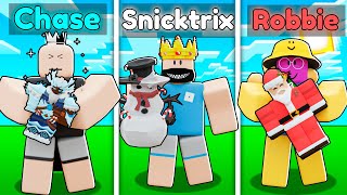 I Used DEVELOPERS Favorite Christmas KITS In Roblox Bedwars..