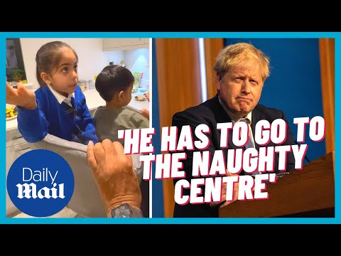 Sassy Schoolgirl Says Boris Johnson Must Go To The Naughty Centre Because Of Partygate