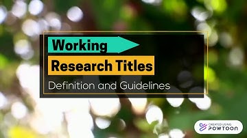 M5: Formulating a Qualitative Research Problems