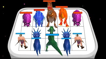 Merge Master Dinosaur Fusion - Merge Simulator Battles ( PART - 02 ) AC