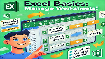 How to Insert, Rename, Move, and Delete Worksheets in Excel | Excel Basics