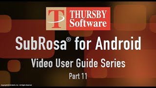 Part 11 - Sub Rosa for Android User Guide - Enhanced OWA Client – Calendar